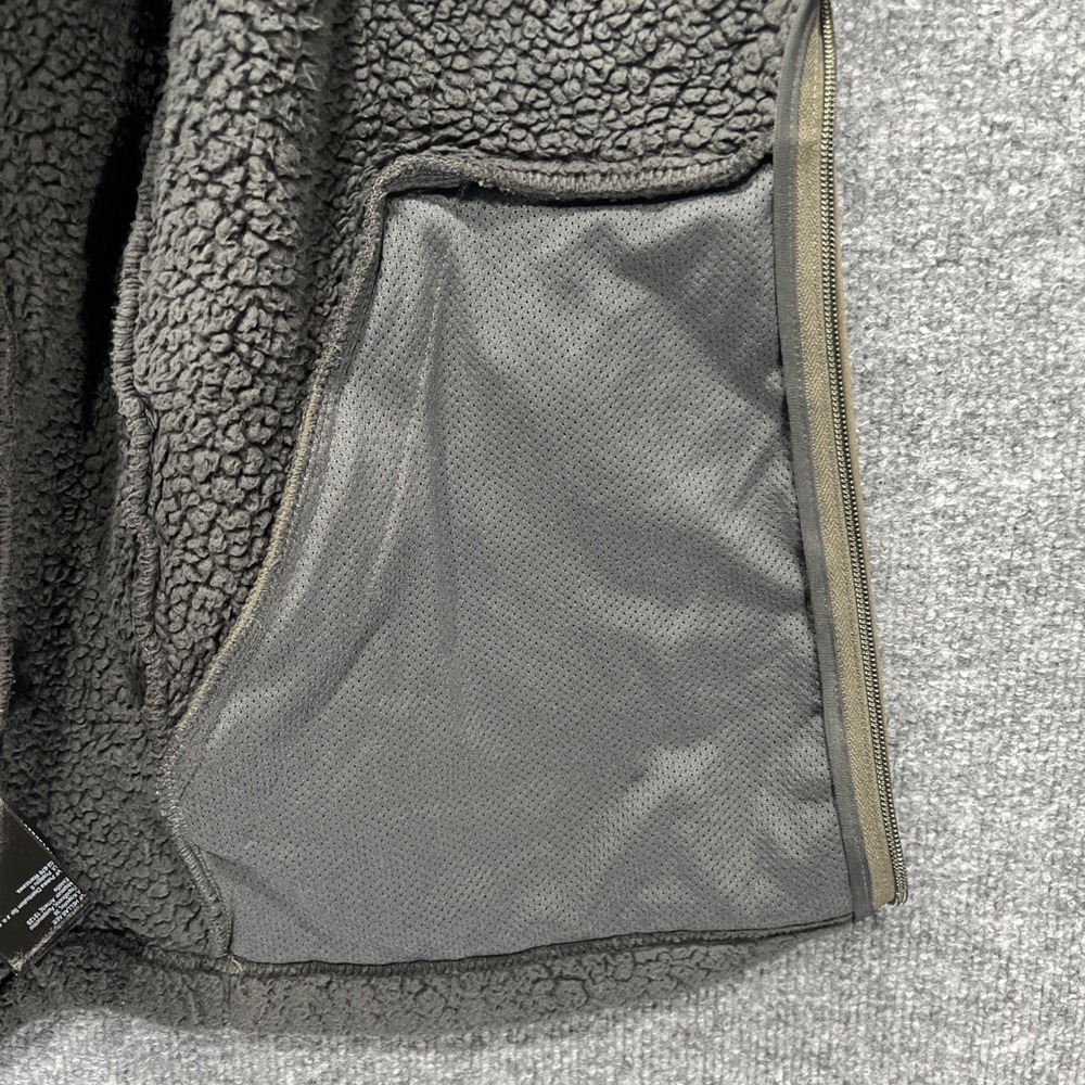 The North Face Campshire Jacket Men's XL Sherpa Fleece Full Zip High Pile Olive - Picture 13 of 16